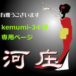 【kemumi-34様専用ページ】かんざし「三線」八重山黒木２
