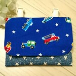 【クリップあり・なし選べます❤】移動ポケット  ハンドメイド トラック 消防車 車 自動車 