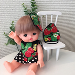 メルちゃんイチゴワンピース