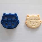 鬼の顔（スタンプ付き）クッキー型・クッキーカッター
