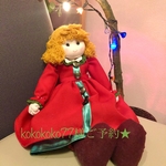 カントリー人形＊クリスマス