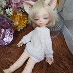 DEARMINE　DP　だぼトレーナー　ホワイト