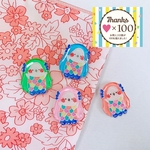 new!アマビエちゃん ブローチ ＊再販