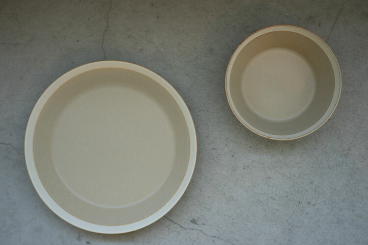 dishes plate 230 - sand beige(matte)