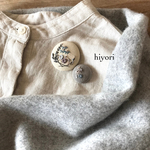刺繍ブローチ　2個セット