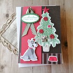 《ワンちゃんのクリスマスカード》犬好きの方に…