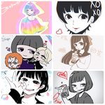 1枚絵、似顔絵、アイコン何でも！