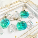 季節のキャンディチャーム「雪華」ミニ(candy charm/ スイーツデコ／フェイクスイーツ/フェイクフード/食品サンプル/飴/雪の結晶)