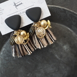 JARAタッセルピアス/イヤリング：PSF17-2 BACCHUS.