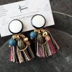 JARAタッセルピアス/イヤリング：PSF17-4 BACCHUS.