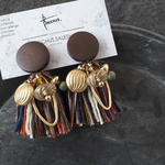 JARAタッセルピアス/イヤリング ボリュームショート：PSF17-11 BACCHUS.