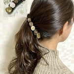 バナナクリップ ❤️ ヘアクリップ