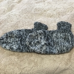 格安！メンズ用ほっこりソックス濃いグレー