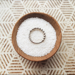 12号【サイズ調整不可】《silver925》tsubu tsubu half ring＊