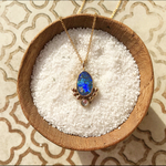 《14kgf,silver925》Australian doublet opal❤︎necklace✴︎