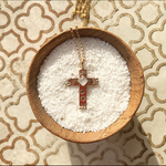 《14kgf》gold cross×rainbow moon ❤︎necklace✴︎