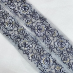 インド刺繍リボンᢂ インド刺繍/インドリボン/刺繍リボン/刺繍/リボン/シルクリボン/シルク/トリム/ブレード/ジャガード/ジャガードリボン/チロリアンテープ/レース/チュール/インド/チュールレース