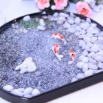 庭園の池★和トレイ型★定形外対応★アクセサリートレー