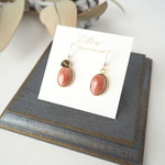 【再販売】14kgf Mini ovalピアス ～pink～