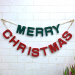 MERRY CHRISTMAS 木のガーランド
