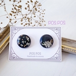 『雪夜月』 ピアス/イヤリング 