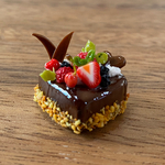ミニチュアケーキ♡ハート型チョコケーキ