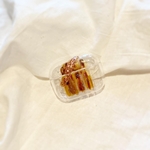 ニュアンスネイル風 airpods proケース♡ダークブラウン