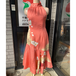 訪問着のドレスワンピース　着物リメイク