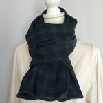 男女兼用ウールガーゼストール(ブラックウォッチ)