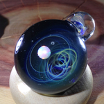 Energy Frog  space series  vortex　渦（ピンクホワイトオパール）