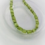 sale★☆ペリドット☆レクタングルビーズ☆5-6×3mm☆天然石☆1２粒