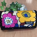 長財布・通帳入　カラフルフラワー