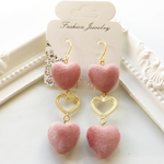 ✨再販✨トリプルハートピアス／イヤリング