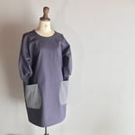 keiiissoy様　ご注文品　割烹着　グレーSサイズ