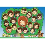 大人数の似顔絵(デジタル)🎨20名様まで追加料金無し【データ納品】