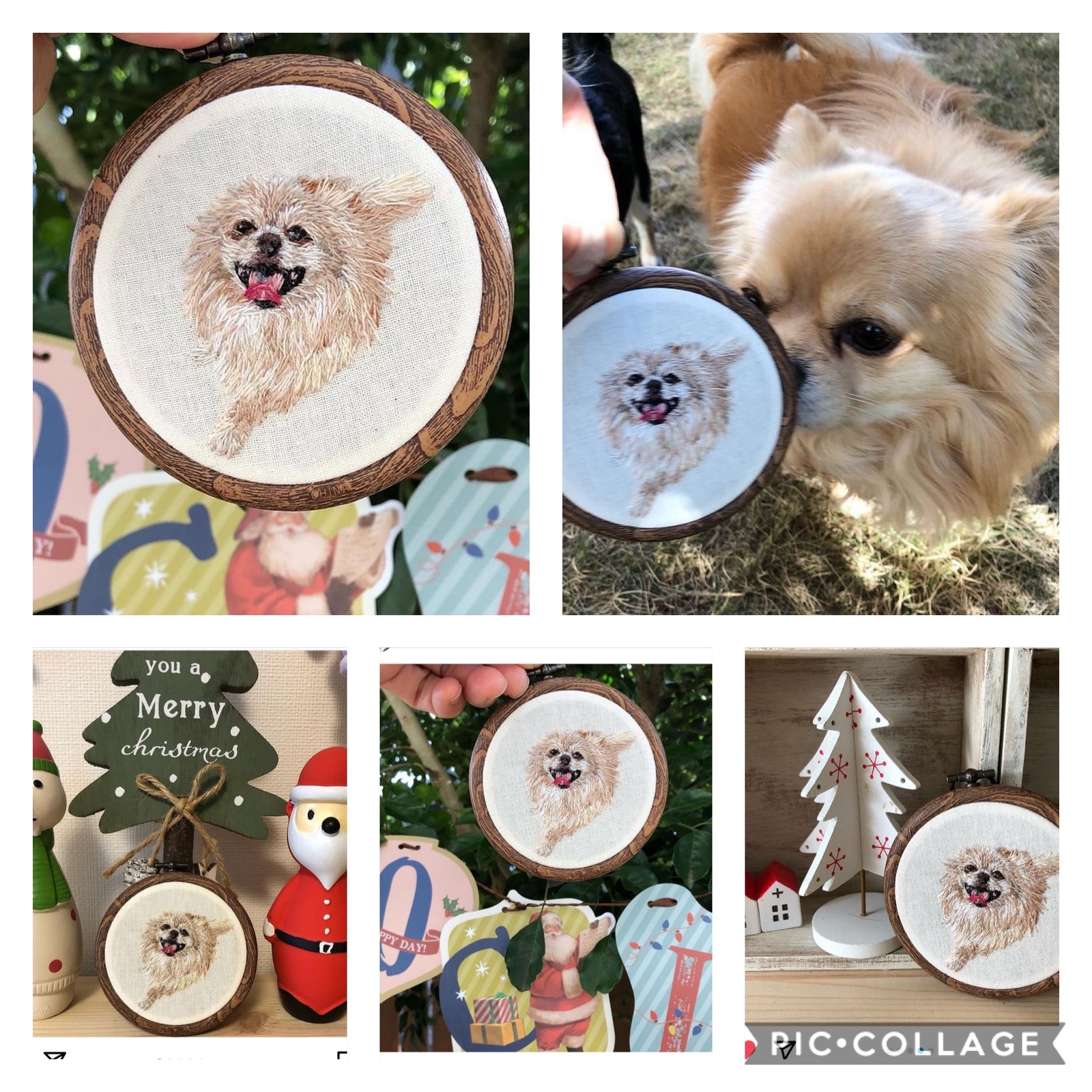 チワワ 犬刺繍 うちの子刺繍 オーダーメイド 7.7cm - AMIAMIKUMING'S