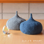 【aluluさまオーダー品】どんぐり帽子 2pcs set♡ （blue＆smoky）