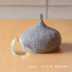 【nana-1210さまオーダー品】Purewool どんぐり帽子♡ （7.smoky）