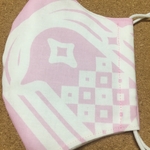 【冷感対応】アマビエ様プリントマスク＊ピンク