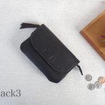 柔らかなお財布(Black  3)