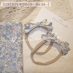 ‪ꫛꫀꪝ花柄リボン 【LIBERTY RIBBON -No.06 -】リバティ 花柄 ベビーヘアバンド  ベビーカチューム 