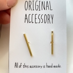 スティックピアス　スチールピアス