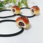 かじりあんぱんヘアゴム