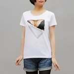 妄想マッピング -黒いブラTシャツ-（レディース半袖）