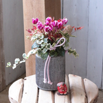 和をプラス彩りシクラメンの花束植え　