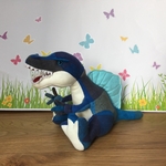 【ご予約品】スピノサウルス  ぬいぐるみ おすわり【オーシャン】