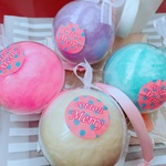 可愛いまんまる綿菓子オーナメントS３個セット