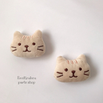  42㎜×55㎜　ふわふわアップリケ❤︎ニャンニャンにゃんこ（茶とら）❤︎2pcs-611