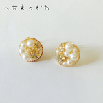 ladylike circle／イヤリング