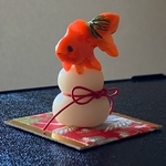  【12月21日（月）20時頃販売】鏡餅金魚ちゃん